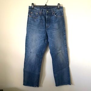 Levi’s straight leg boyfriend jeans